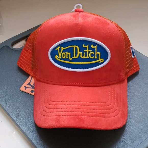 NWT Von Dutch Orange, Blue, Yellow, Trucker hat - Picture 1 of 6